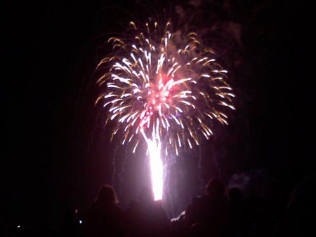 July 4th fireworks in Ocean City.