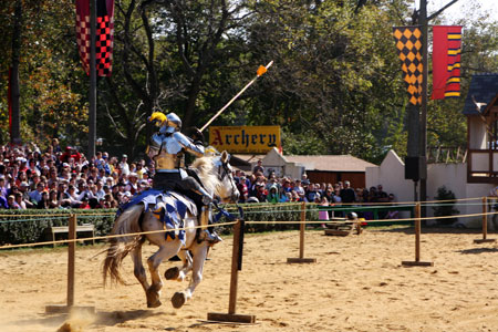 Galloping Jousting Knight